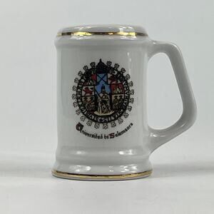 Universited to Selemanca Spain Miniature Novelty Mug Cup Travel Souvenir Vintage